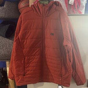 Outdoor Research Brick Red Quilted Jacket